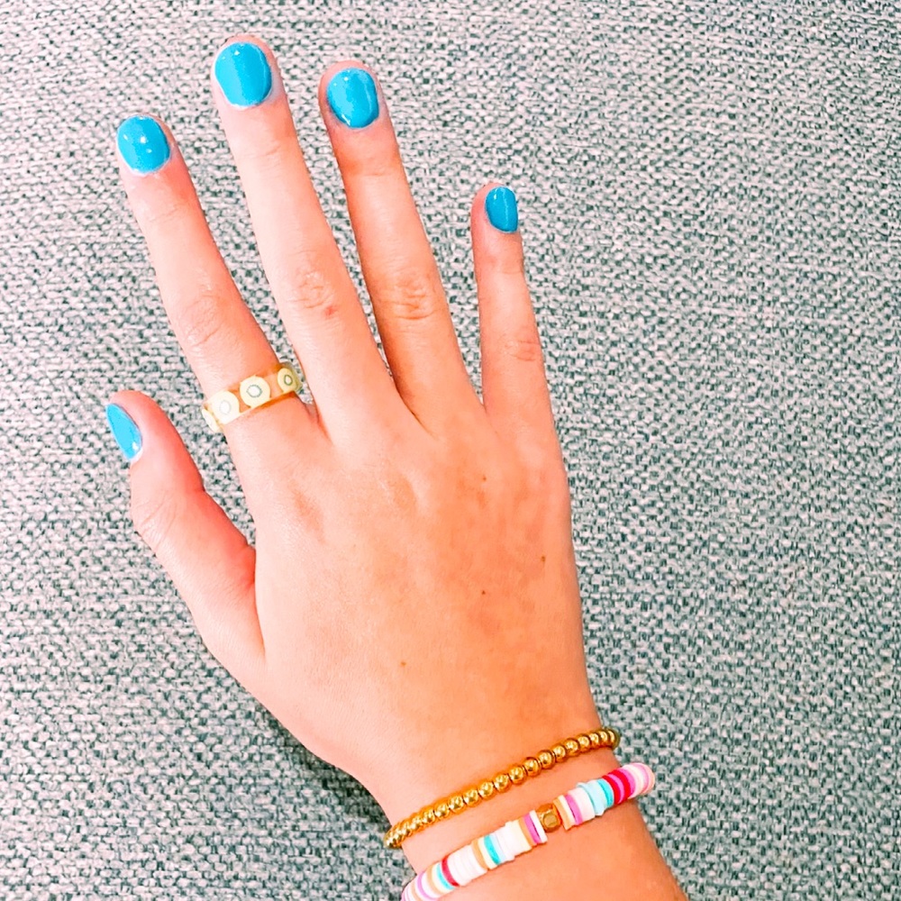Ring, and bracelet set